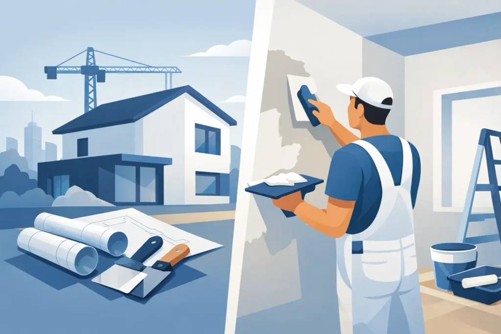 Strakke muren nieuwbouw afwerking uitgelegd