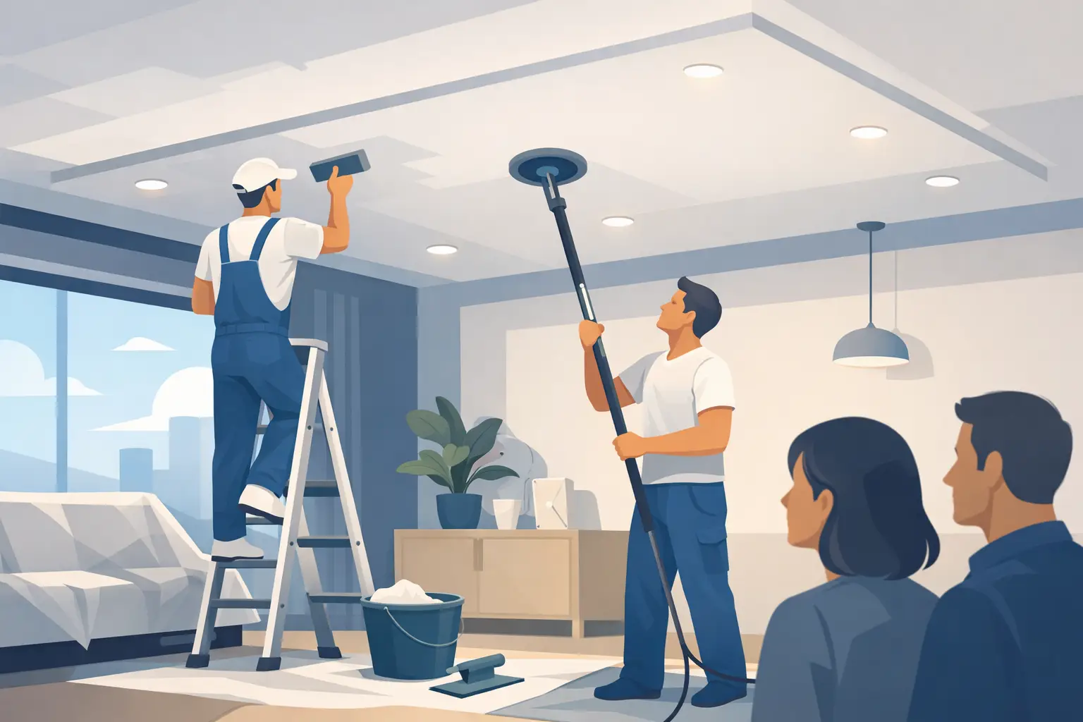 Plafond strak laten maken zonder gedoe