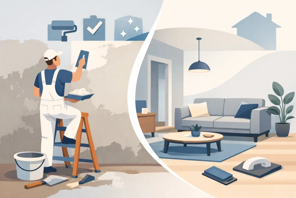 Stucwerk renovatie woning tips voor strak resultaat