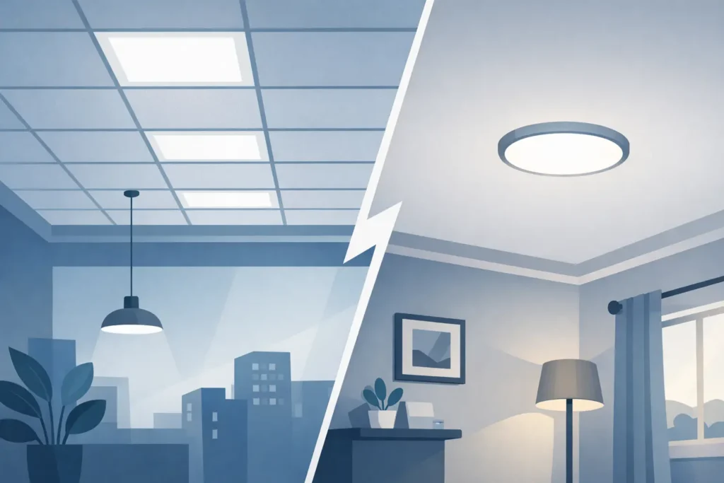 Systeemplafond versus vast plafond