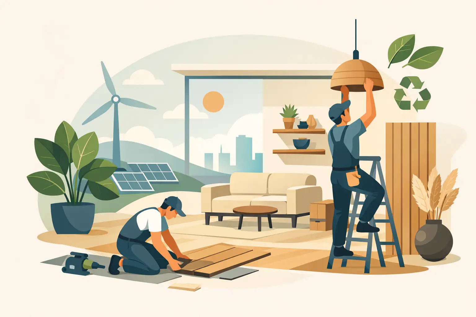 Duurzame trends in interieurafbouw die werken