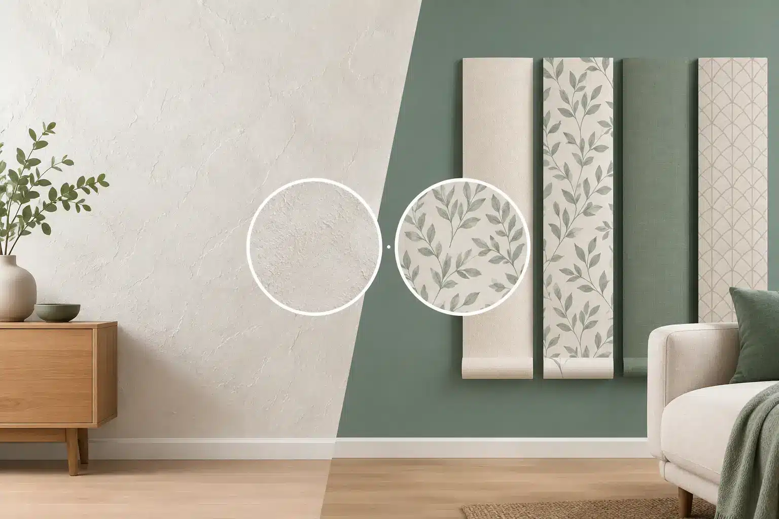 Stucwerk behang vergelijken: wat past bij uw muur?